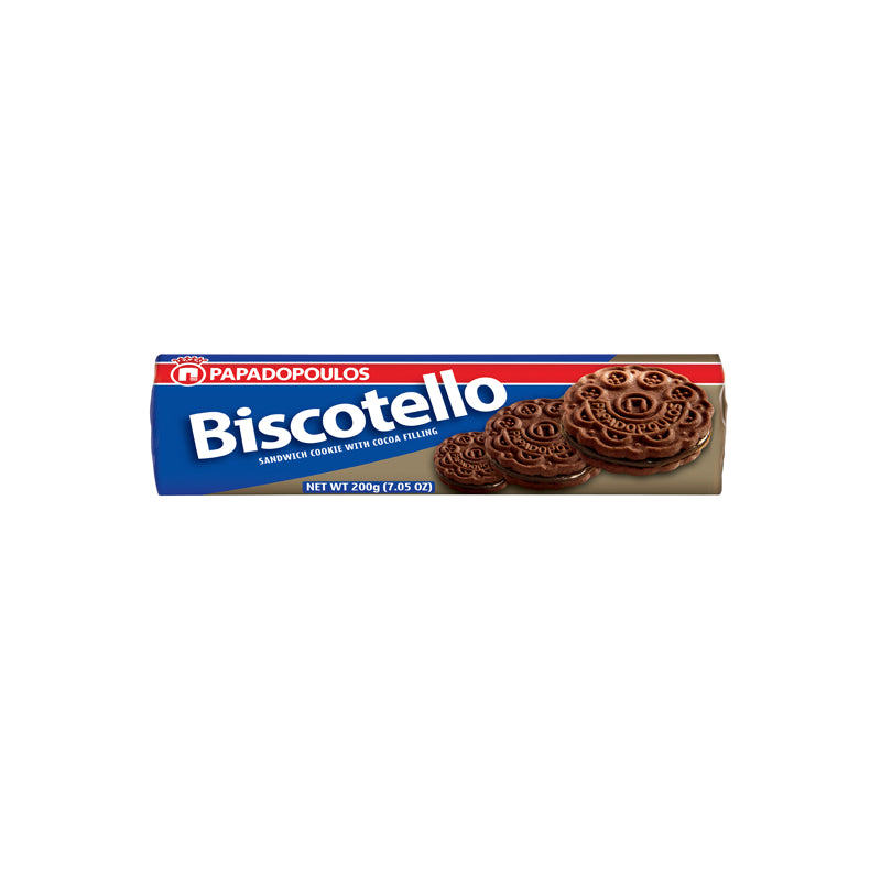 Chocolate Biscotello Sandwich Cookies