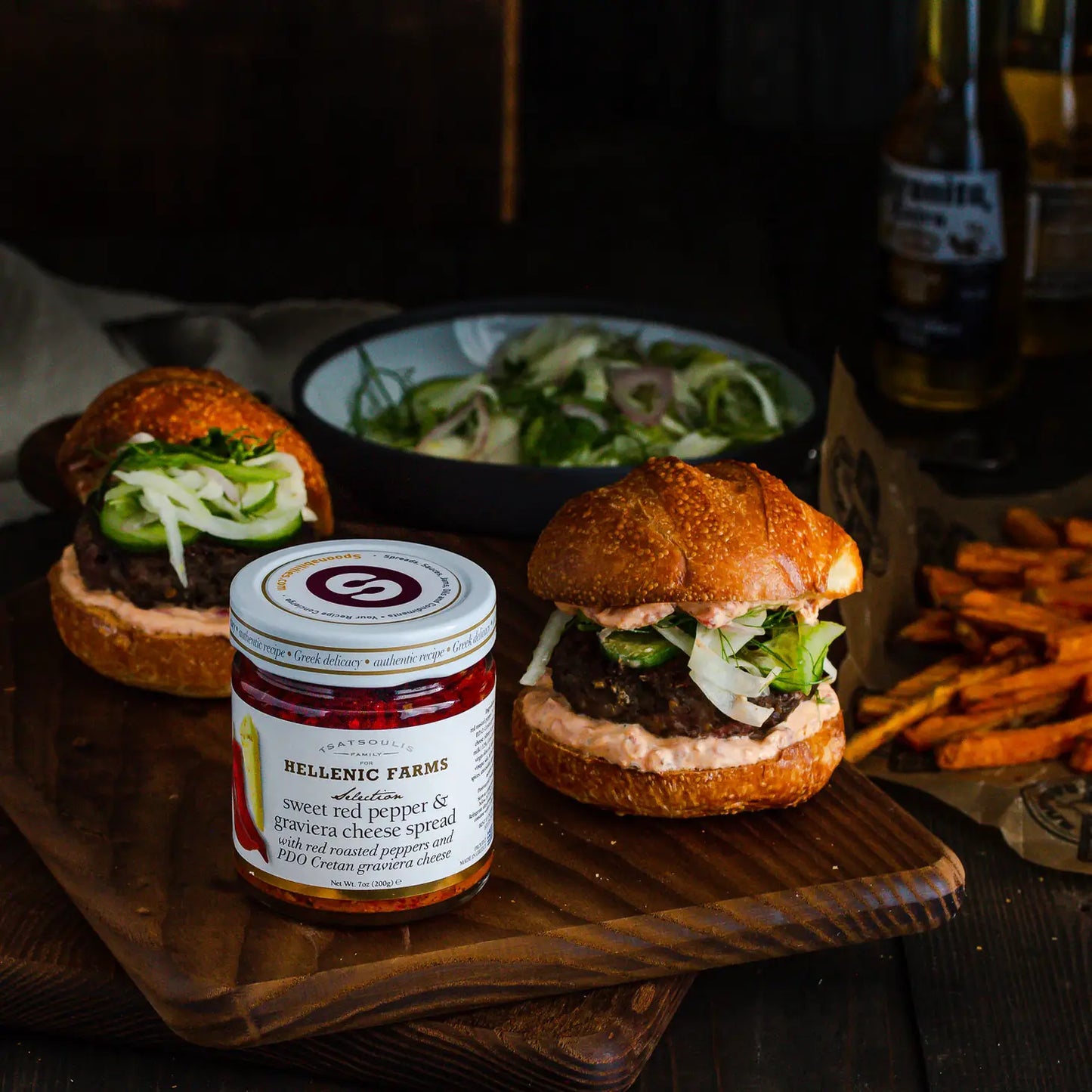 Sweet Red Pepper and Graviera Cheese Spread