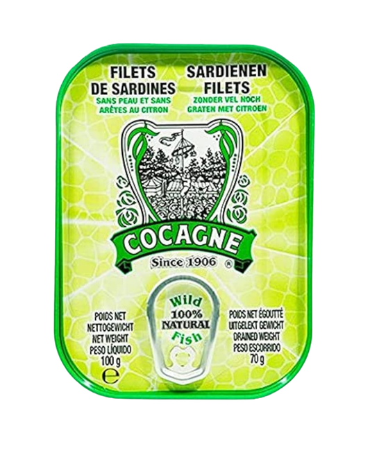 Cocagne Skinless and Boneless Sardines in Lemon