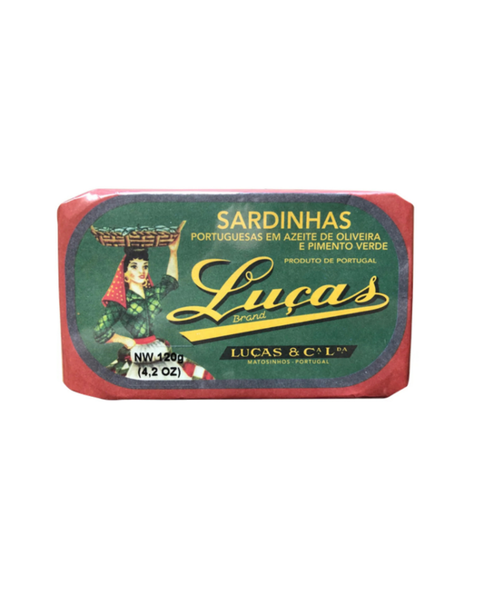 Lucas Sardines in Olive Oil and Pepper
