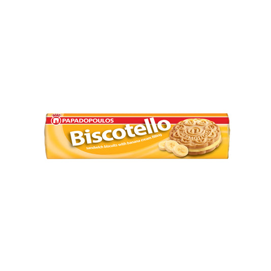 Banana Cream Biscotello Sandwich Cookies