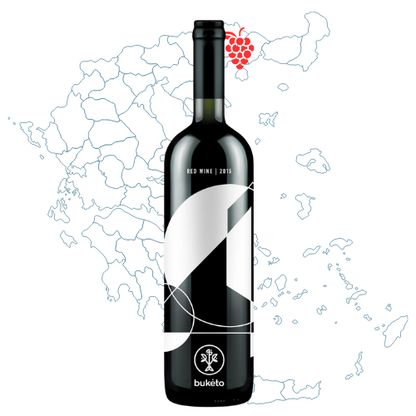 Buketo Red Wine Bottle