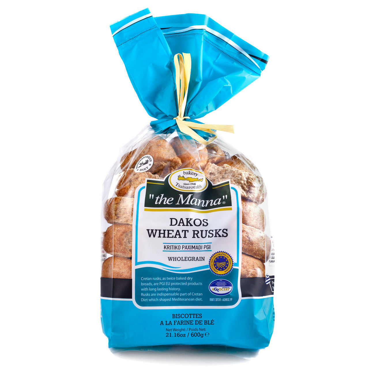 The Manna Wheat Rusk Wholegrain