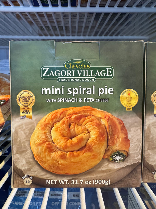 Zagori Village Mini Spiral Spinach