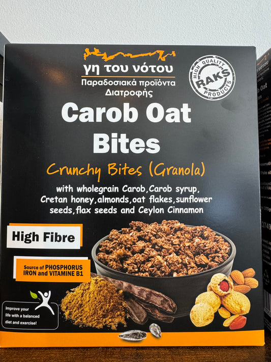 Carob Oat Bites Granola
