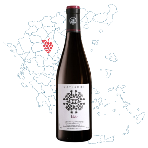 Katsaros Valos Xinomavro Wine Bottle