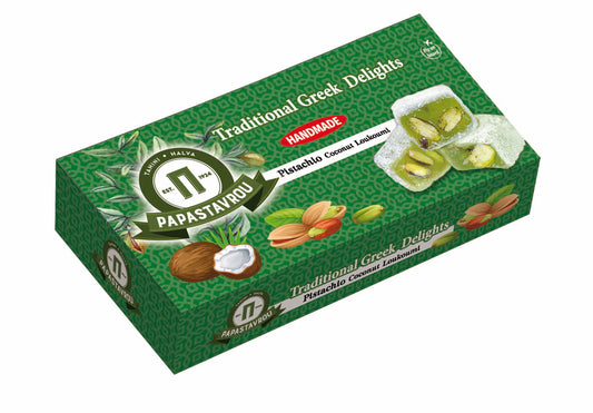 Loukoumia Traditional Greek Delight Pistachio - Coconut