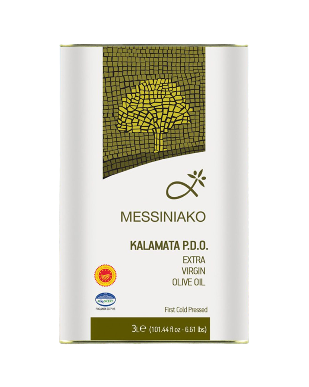 Messiniako Kalamata P.D.O EVOO - 3L