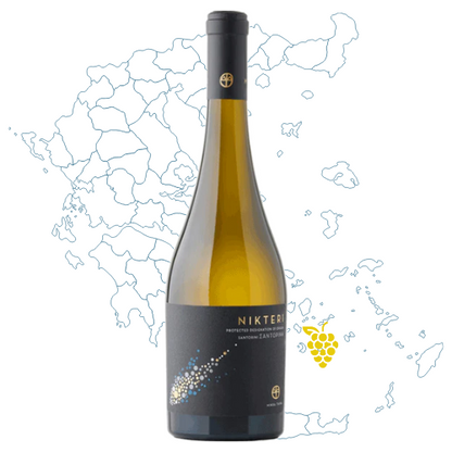 Mikra Thira Assyrtiko Nykteri Santorini Wine Bottle
