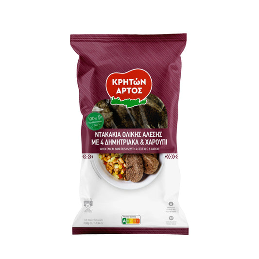 Mini Wholegrain Rusks with Cereal & Carob