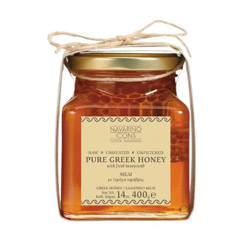 Navarino Icons Greek Honey with Comb