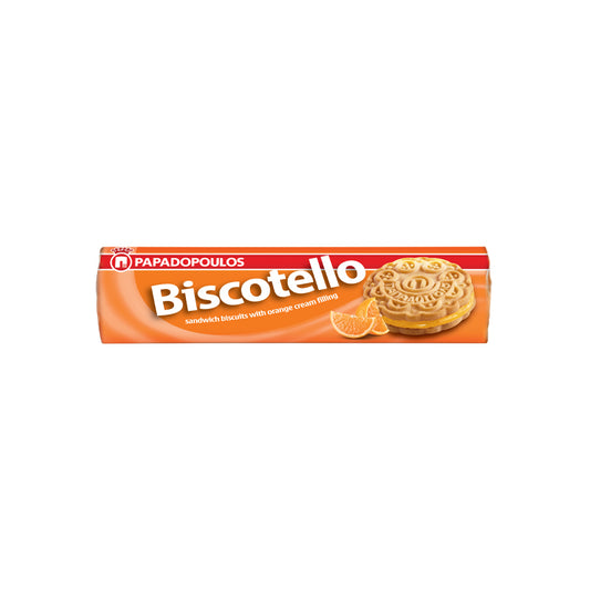 Orange Cream Biscotello Sandwich Cookies