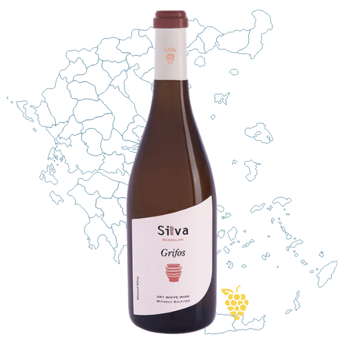 Silva Daskalaki Grifos White Wine Bottle