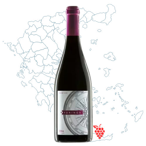 Silva Daskalaki Vorinos Red Wine Bottle