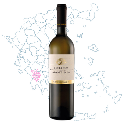 Tselepos Mantinia Moschofilero Wine Bottle