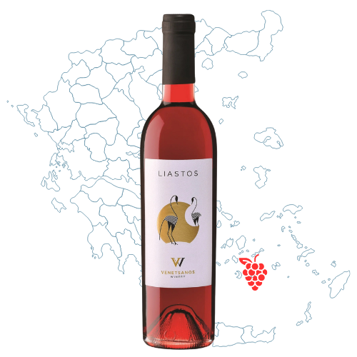 Venetsanos Liastos Mandilaria Sweet Wine Bottle