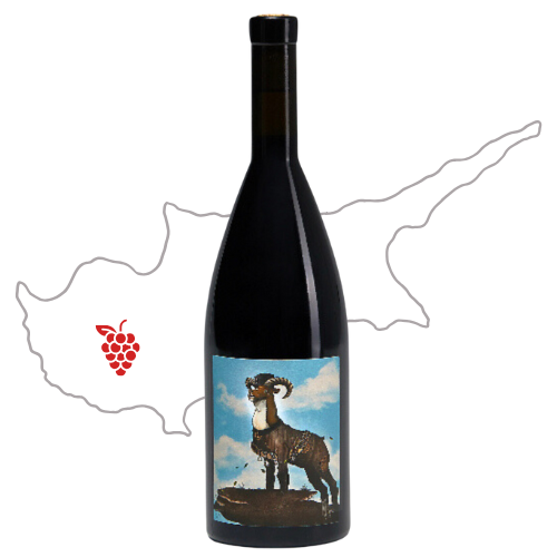 Vouni Panayia Rebel Maratheftiko Microvinification Cypriot Wine Bottle