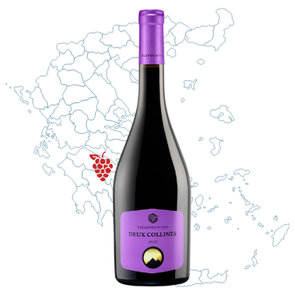 Tselepos Deux Colline Red Blend Wine Bottle