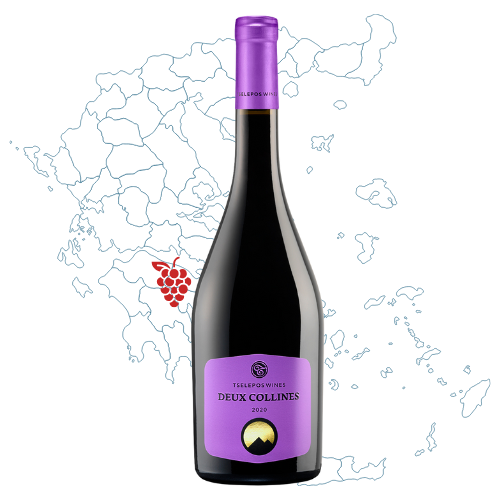 Tselepos Deux Colline Red Blend Wine Bottle