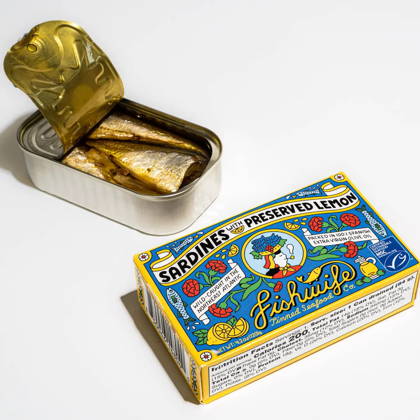 Fishwife Sardines with Preserved Lemon
